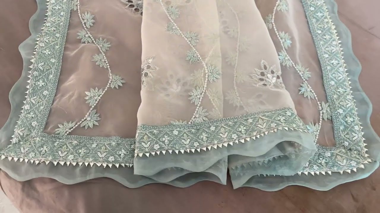 How to make and fix organza cutwork