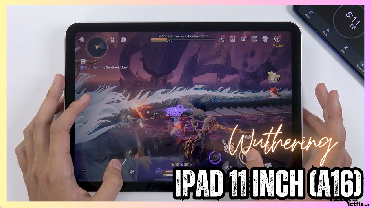 iPad A16 Wuthering Waves Gaming test | Apple A16