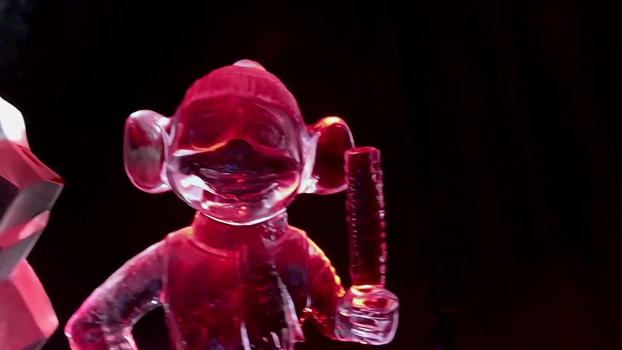 Eisskulpturen Austellung zu 50 Jahre Europapark