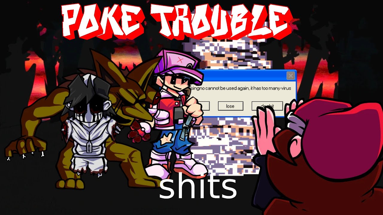 Poke Trouble - Triple Trouble But Gold, Hypno, Red and Missingno sing it