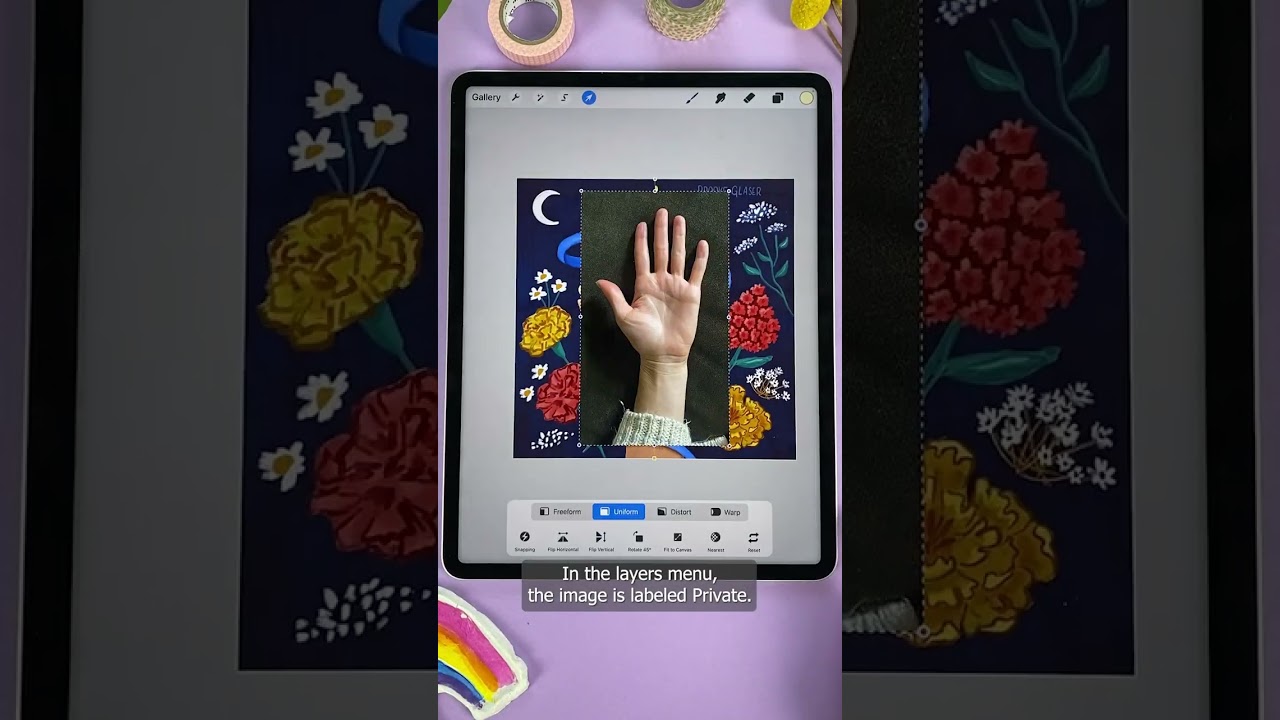 Советы Procreate: скройте референсное фото из покадровой съемки!