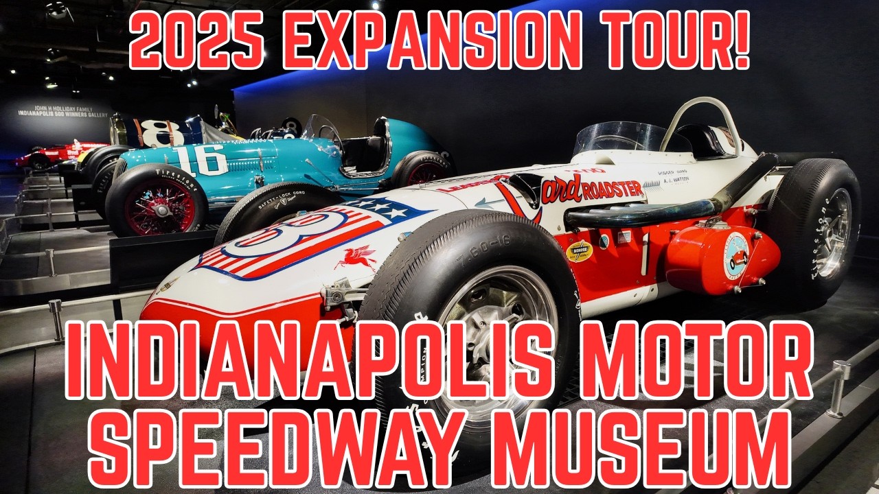 NEW Indianapolis Motor Speedway Museum! NASCAR Legends & Champion Cars | 2025 Reopening Tour Part 2