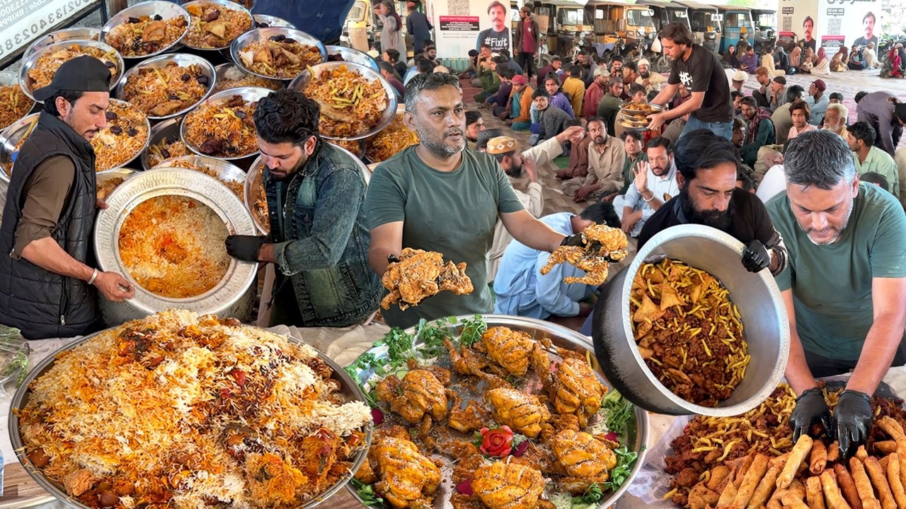 BIGGEST FREE IFTAR in Karachi 😱 | Thousands Rush for Free Food on Roadside | Ramadan Street Food