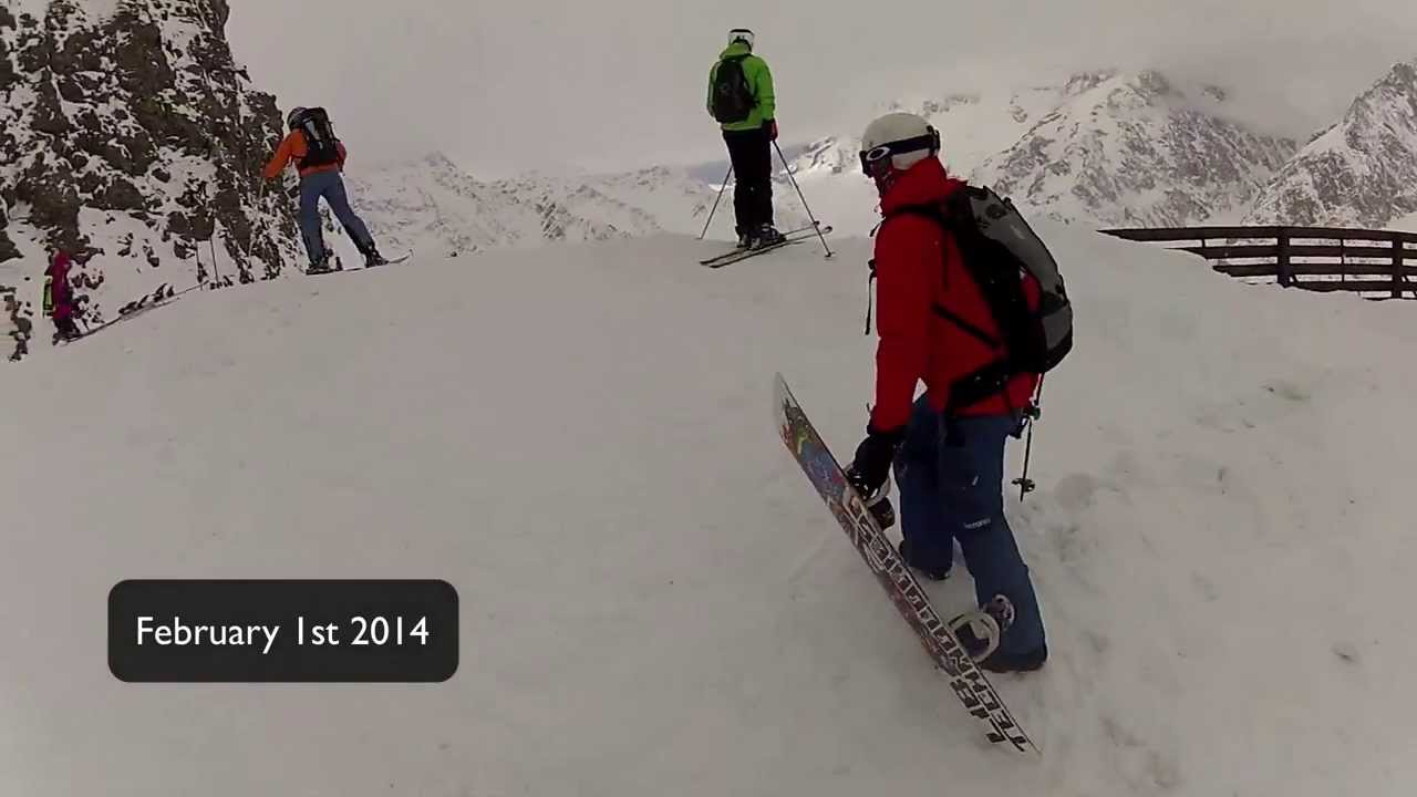 Hajo Smit freeride in Val Veny Courmayeur Valle d'Aosta