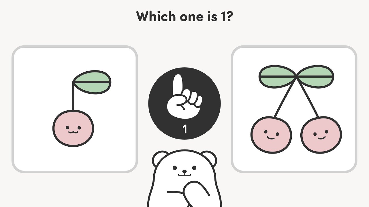 Learn & Play Numbers – Which One is 1? – Free Worksheet for Kids