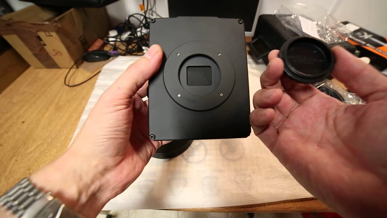 SBIG STF-8300M vs Orion Starshoot Pro V2 size comparison