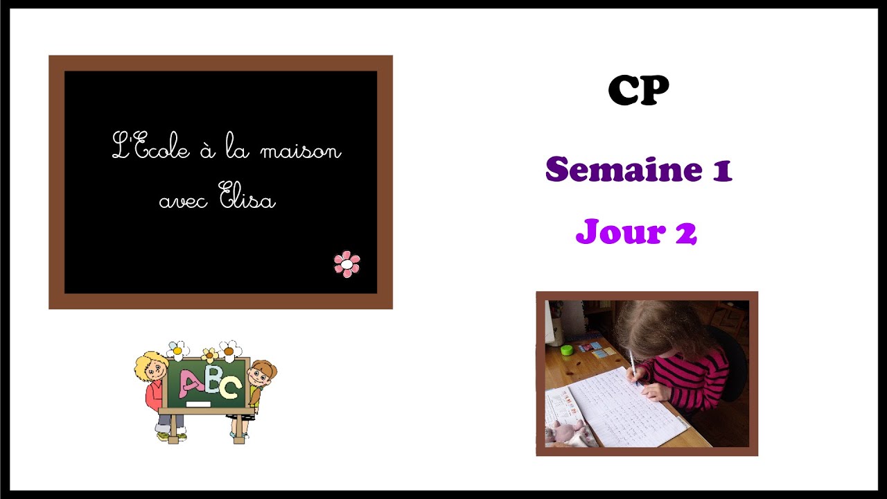 CP  -  Semaine 1 jour 2