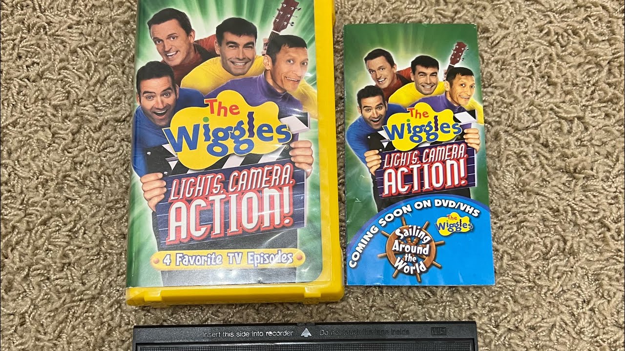 Unboxing The Wiggles Lights, Camera, Action! 2005 VHS