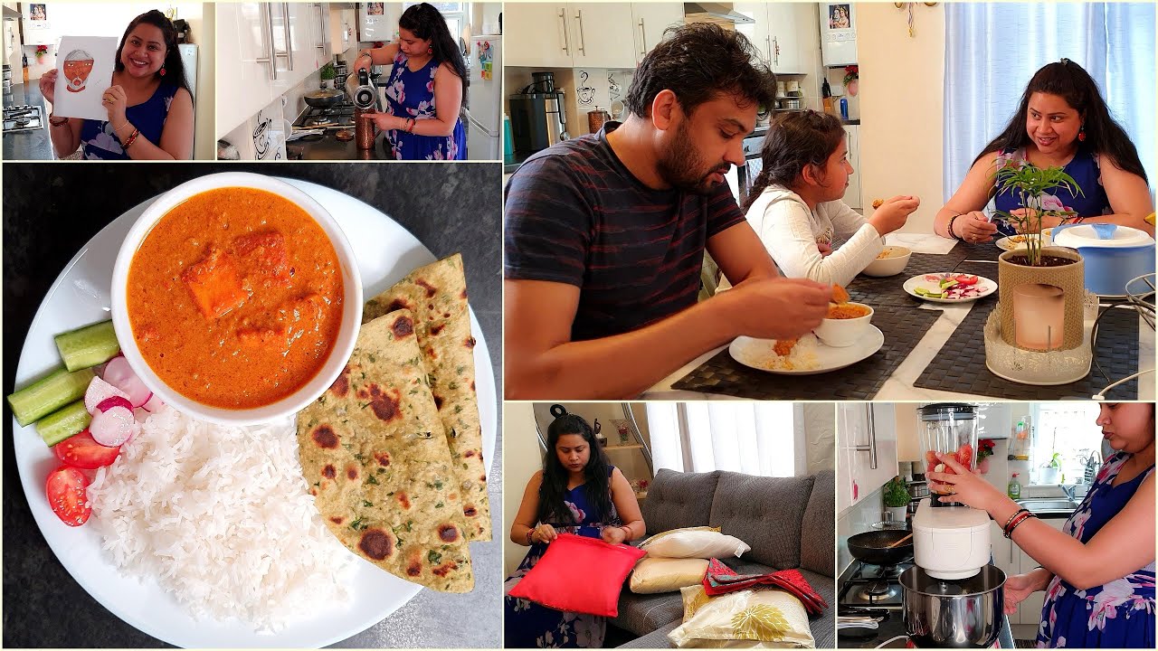 Baby Shower Planning | My Active Afternoon Routine | Dhaba Style Paneer Masala & Palak Pyaz Paratha