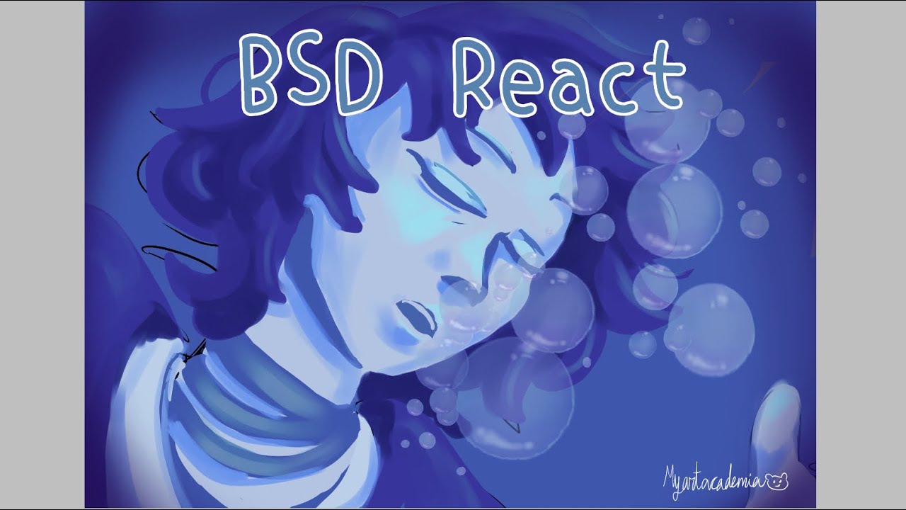 Bsd react to Dazai angst 