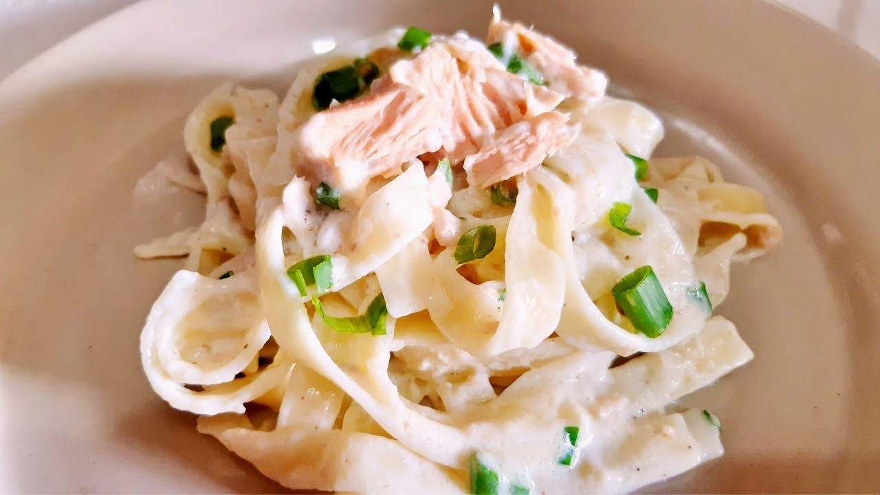 MACARRÃO COM ATUM E MOLHO BRANCO | SIMPLES E DELICIOSO |  FÊ & FÉ NA COZINHA
