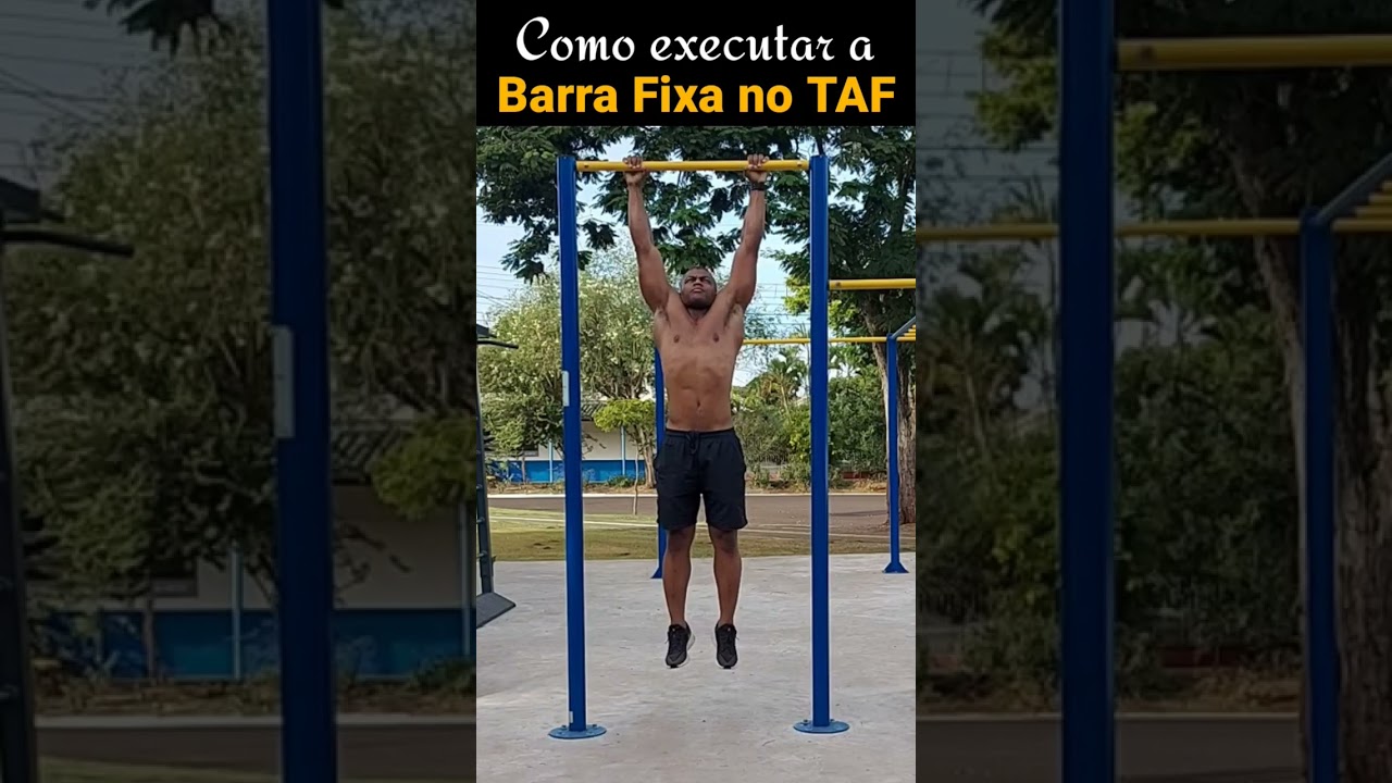 Como executar Barra Fixa #concurso #eb #esa #estudar #exercito #sargento #exercitobrasileiro