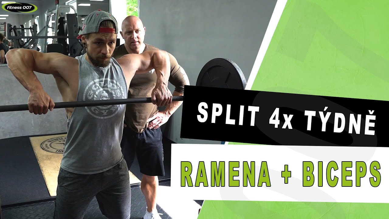 TRÉNINK 4/4 | Ramena a biceps. Šířka, objem a síla.