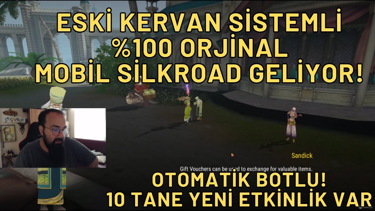 LİSANSLI! ESKİ KERVAN SİSTEMLİ! %100 ORJİNAL MOBİL SİLKROAD GELİYOR! KENDİ BOTU VAR ! 10 YENİ EVENT