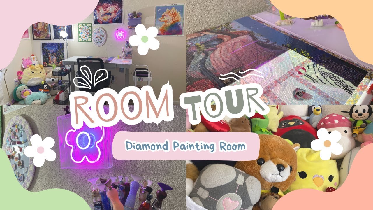 Diamond Painting Room Tour!