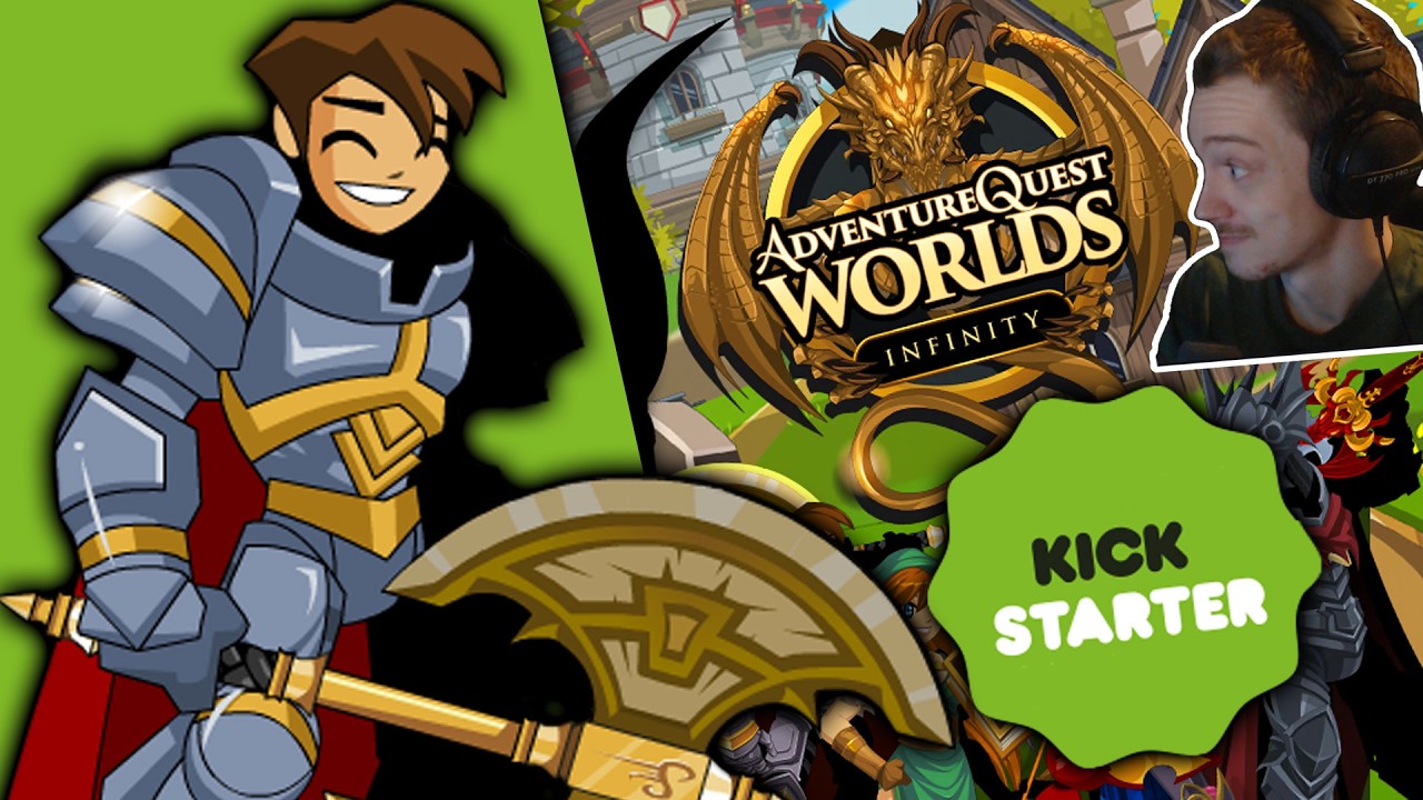 Artix Joins the Stream and Talks about The AQW Infinity Kickstarter and Heromart.