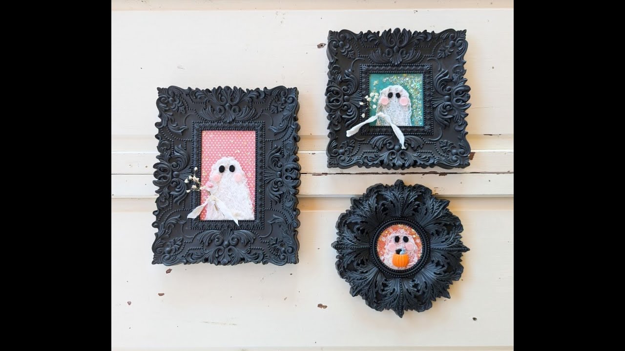 DIY Cheesecloth Ghost Portraits