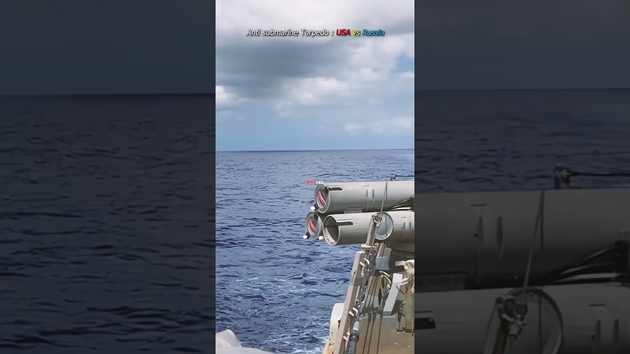 Anti submarine Torpedo Launch: USA vs Russian