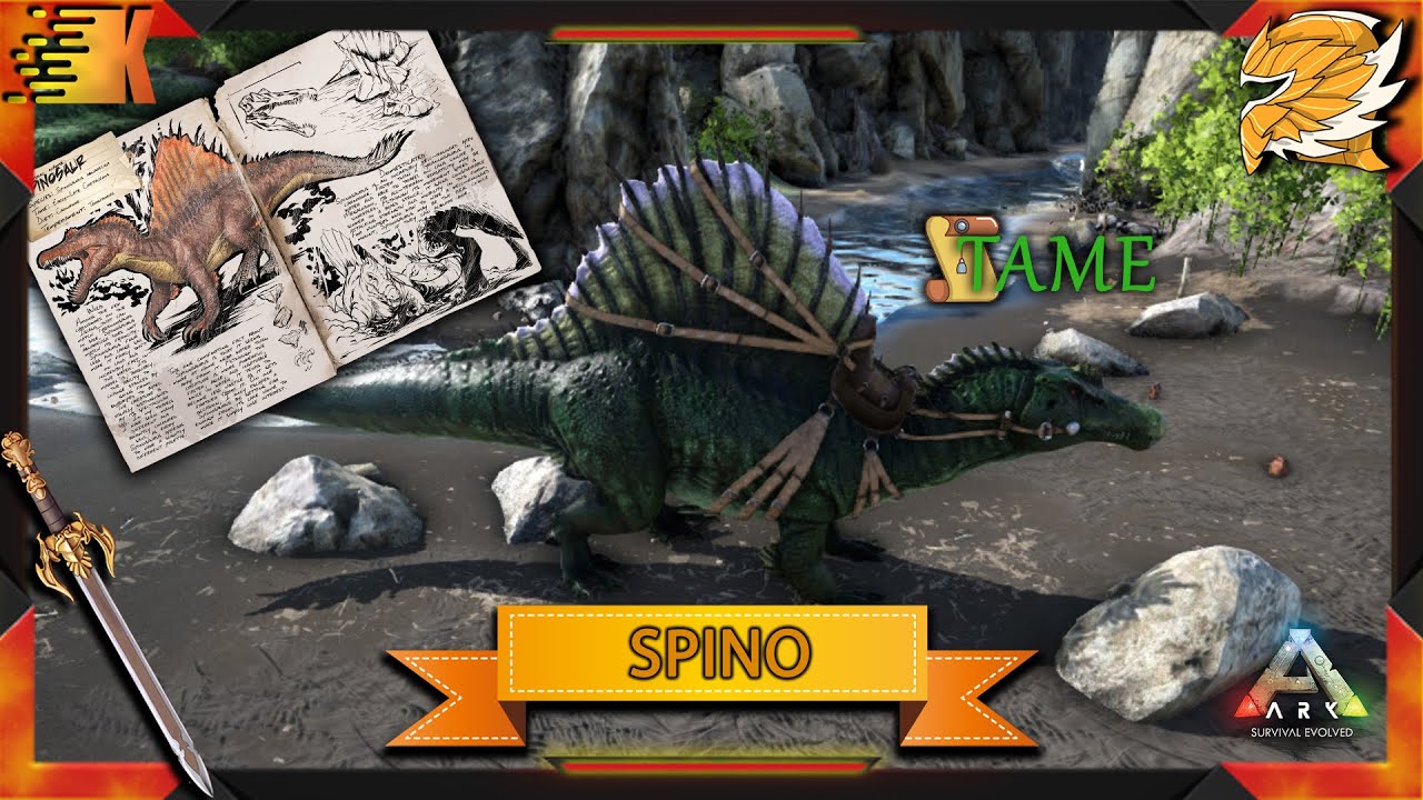 آموزش بازی ARK: تیم کردن اسپینو (Spino)