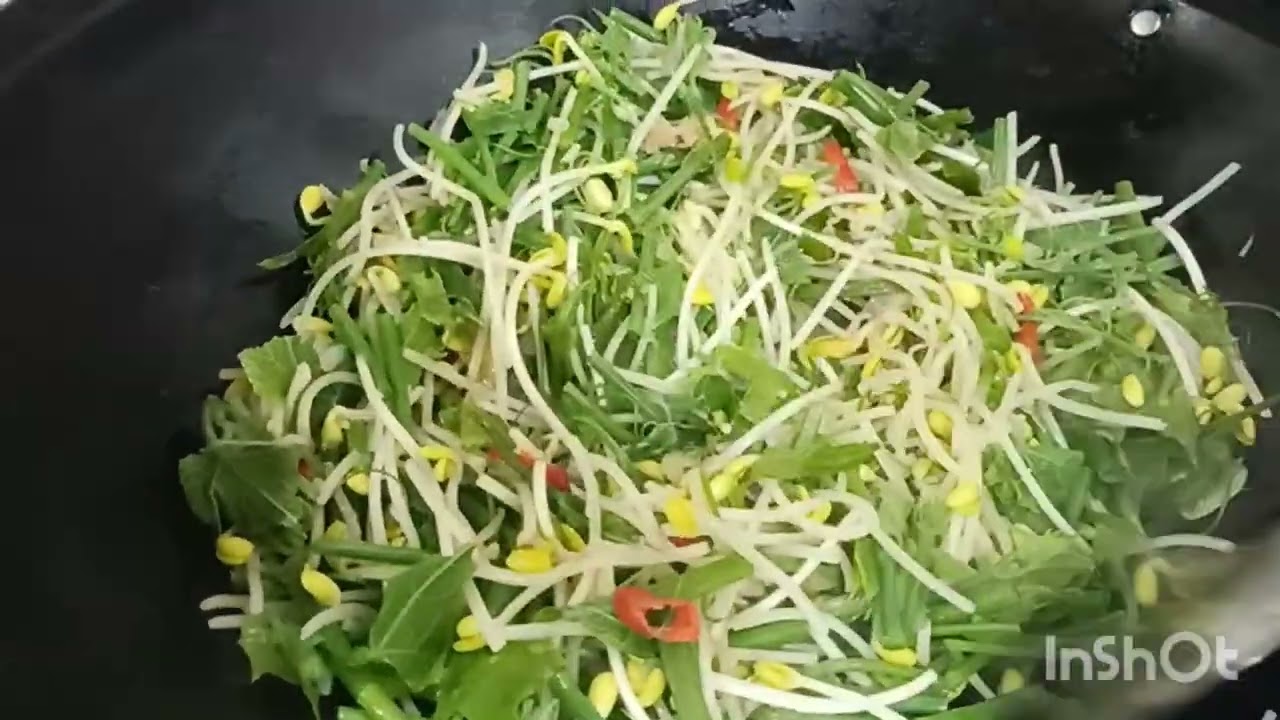 MENU HARI INI TUMIS PUCUK DAUN LABU SIAM DAN TOGE+BEBEK ASAP ENAK GURIH DAN PEDAS 