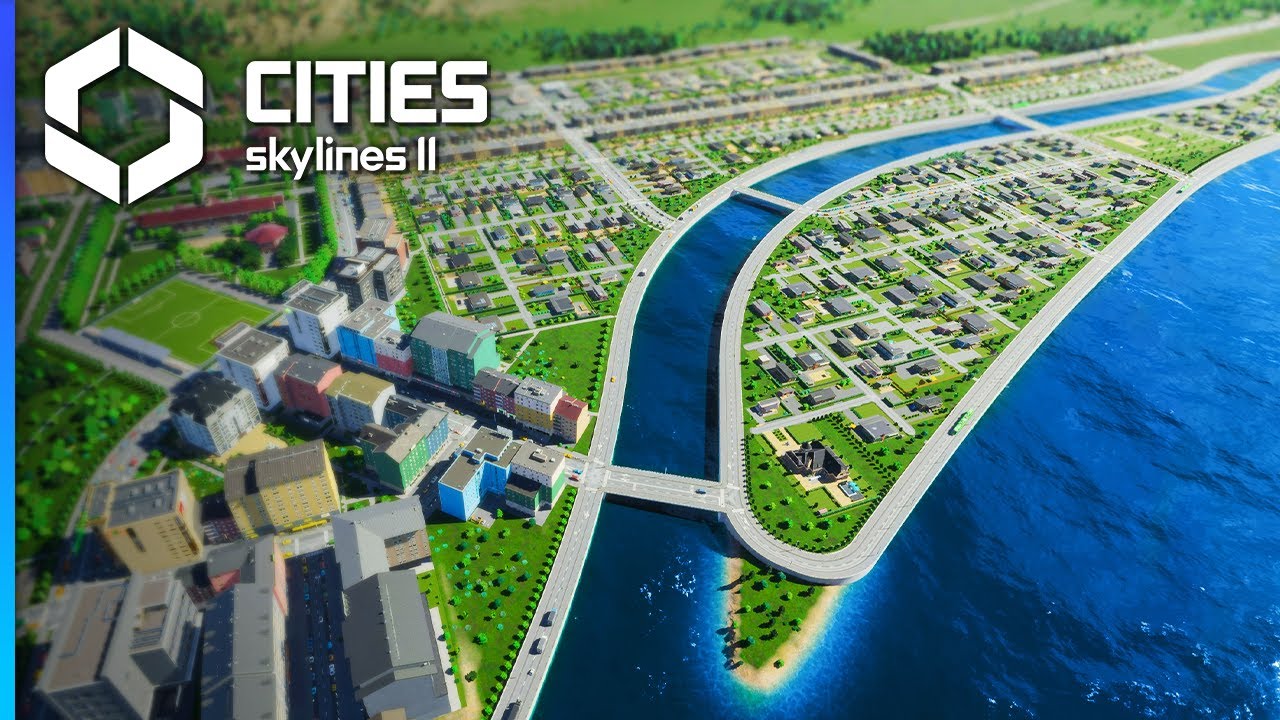 Waterfront Housing & Quays, my BIGGEST Project Yet! | Cities: Skylines 2 | Linden #12