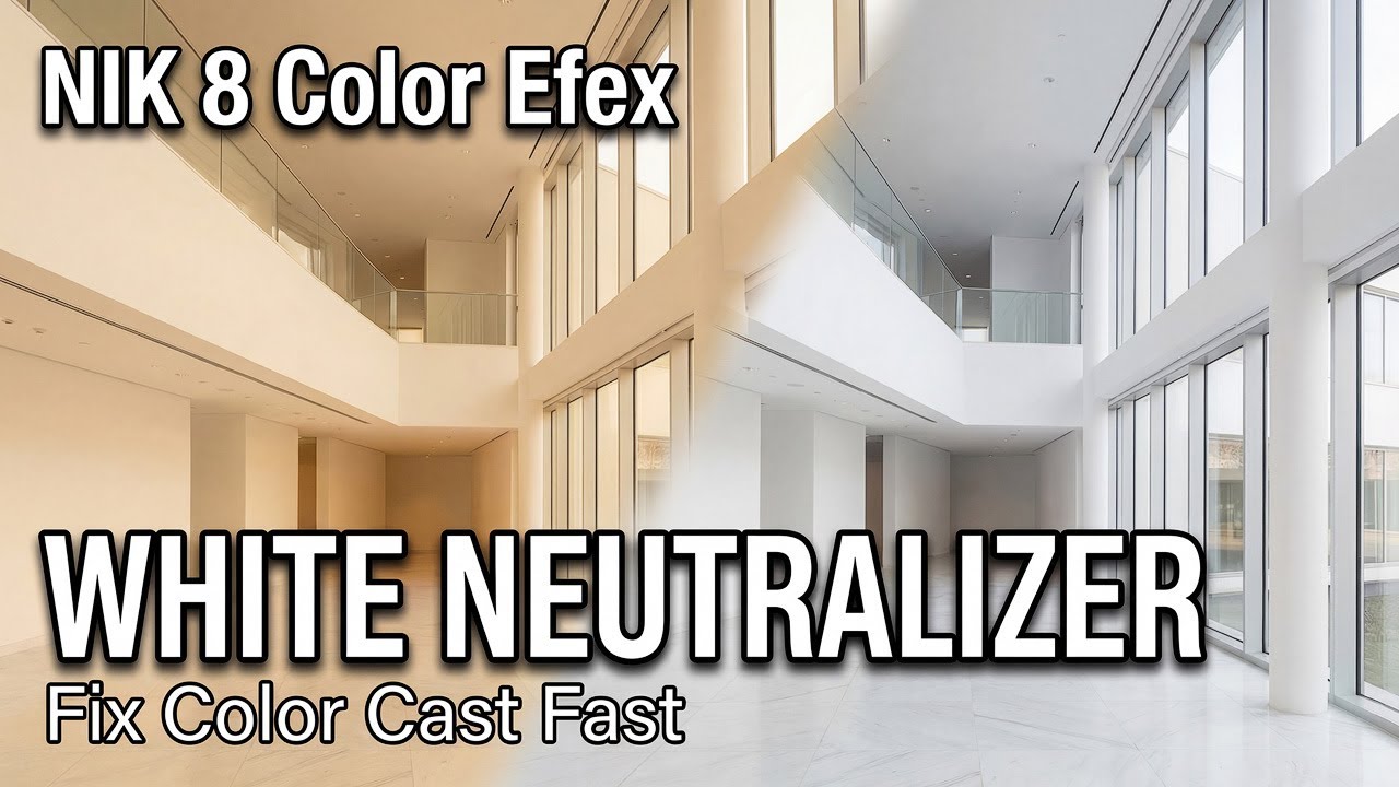 Нейтрализатор белого цвета Nik 8 Color Efex | Делает белый цвет по-настоящему белым и быстро устр...