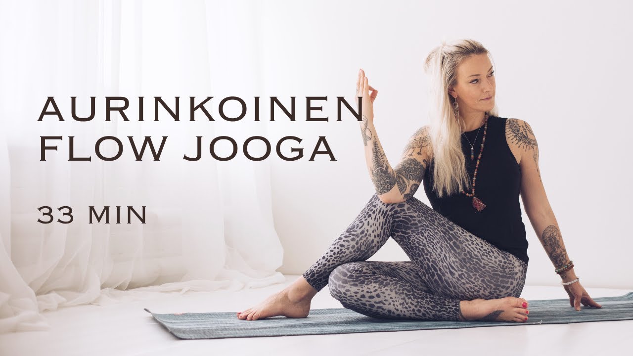 30 min Aurinkoinen Flow Jooga (tue lahjoituksella)