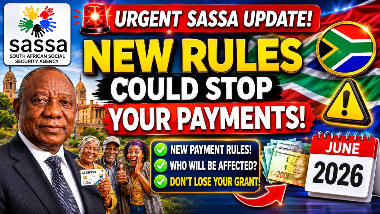 URGENT SASSA Update June 2026 🚨 New Rules Could Impact Your Payments