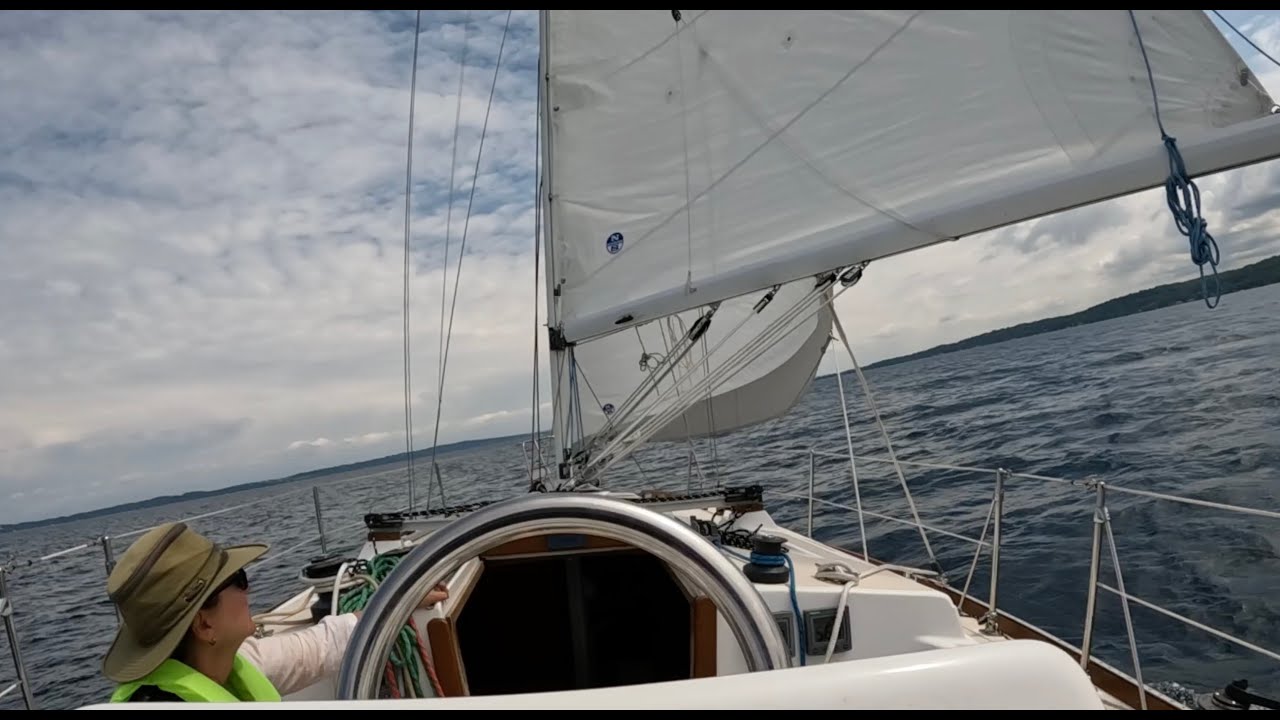Sailing Down Grand Traverse Bay -- July 2024
