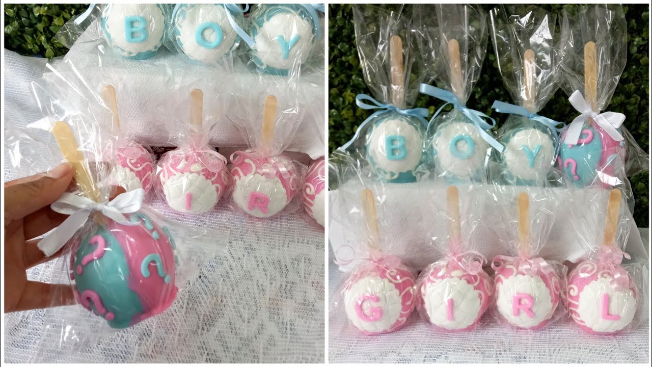 Maçã do Amor Personalizada para CHÁ REVELAÇÃO