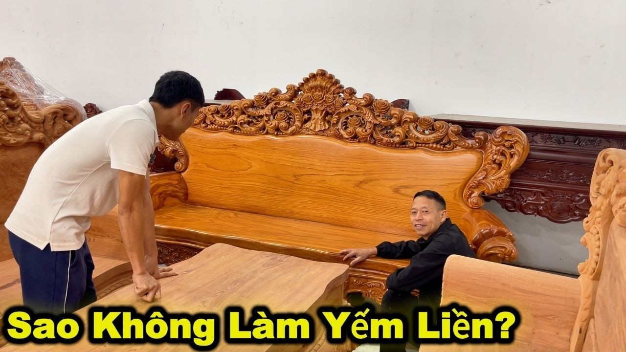 Sao Không Làm Yếm Ghế Liền Cả?? - Đồ Gỗ Thắng Tài Lộc - Tập 101