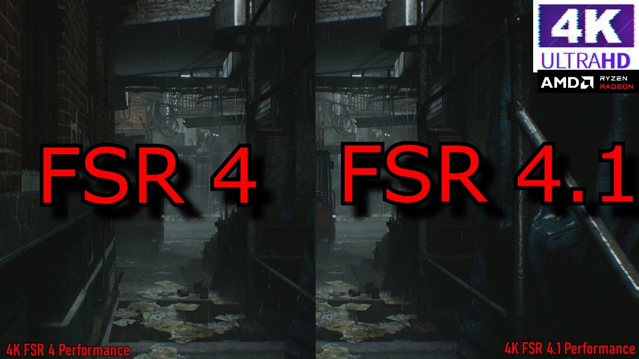 FSR 4 vs FSR 4.1 Image Quality Test | Resident Evil Requiem & Death Stranding 2 | RX 9070 XT