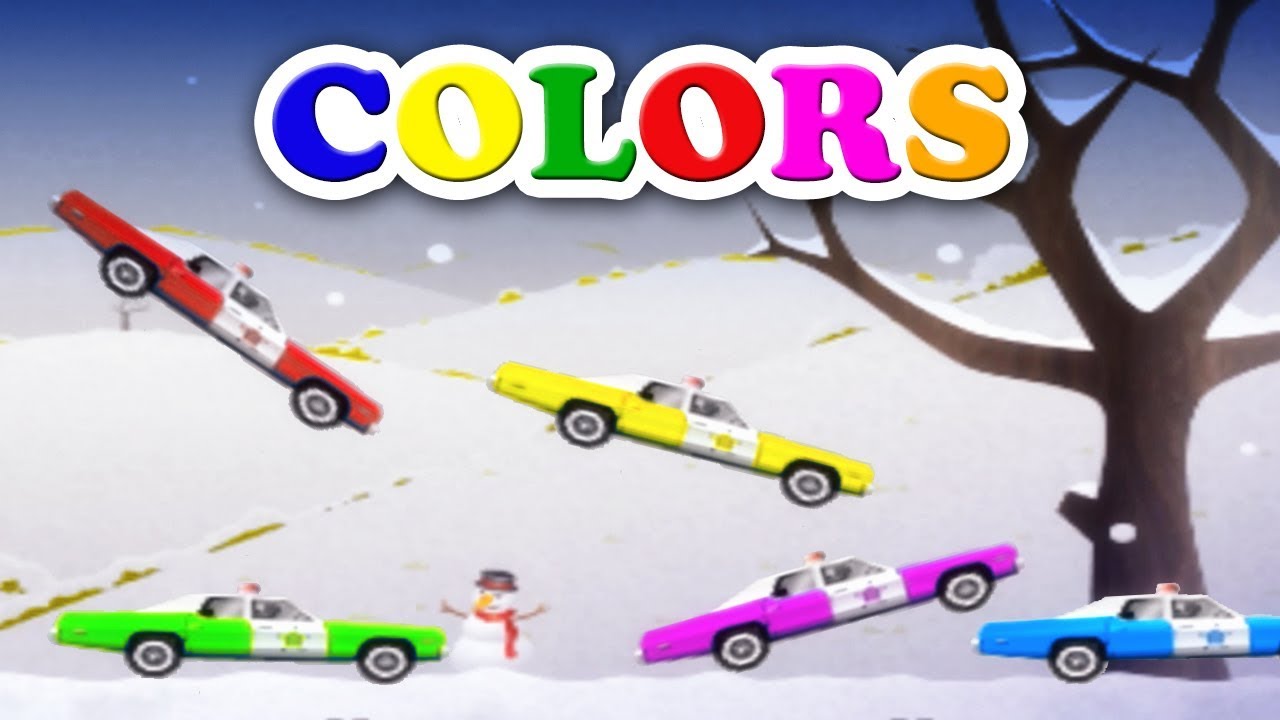 Easy Color Learning | Police Car Games