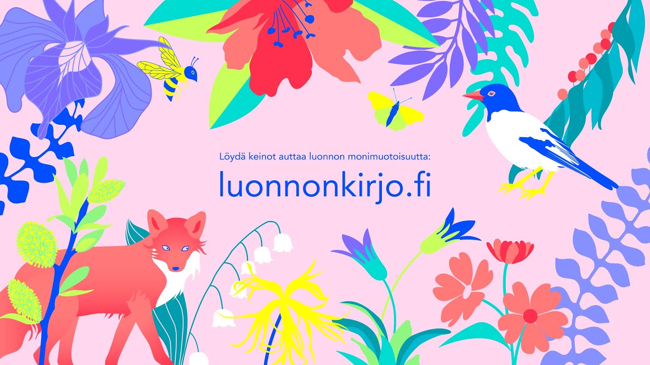 Luonnon monimuotoisuus on elintärkeä – toimitaan sen puolesta