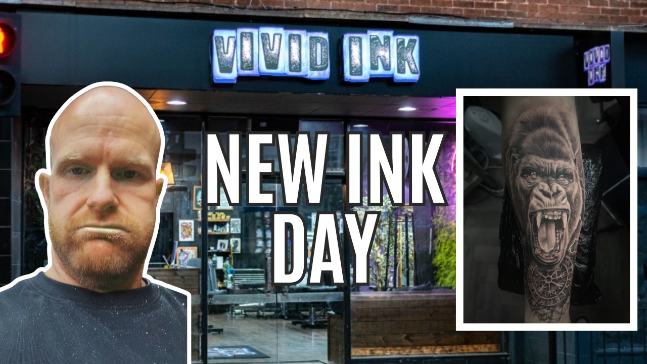 NEW TATTOO DAY | Gorilla tattoo at Vivid Ink