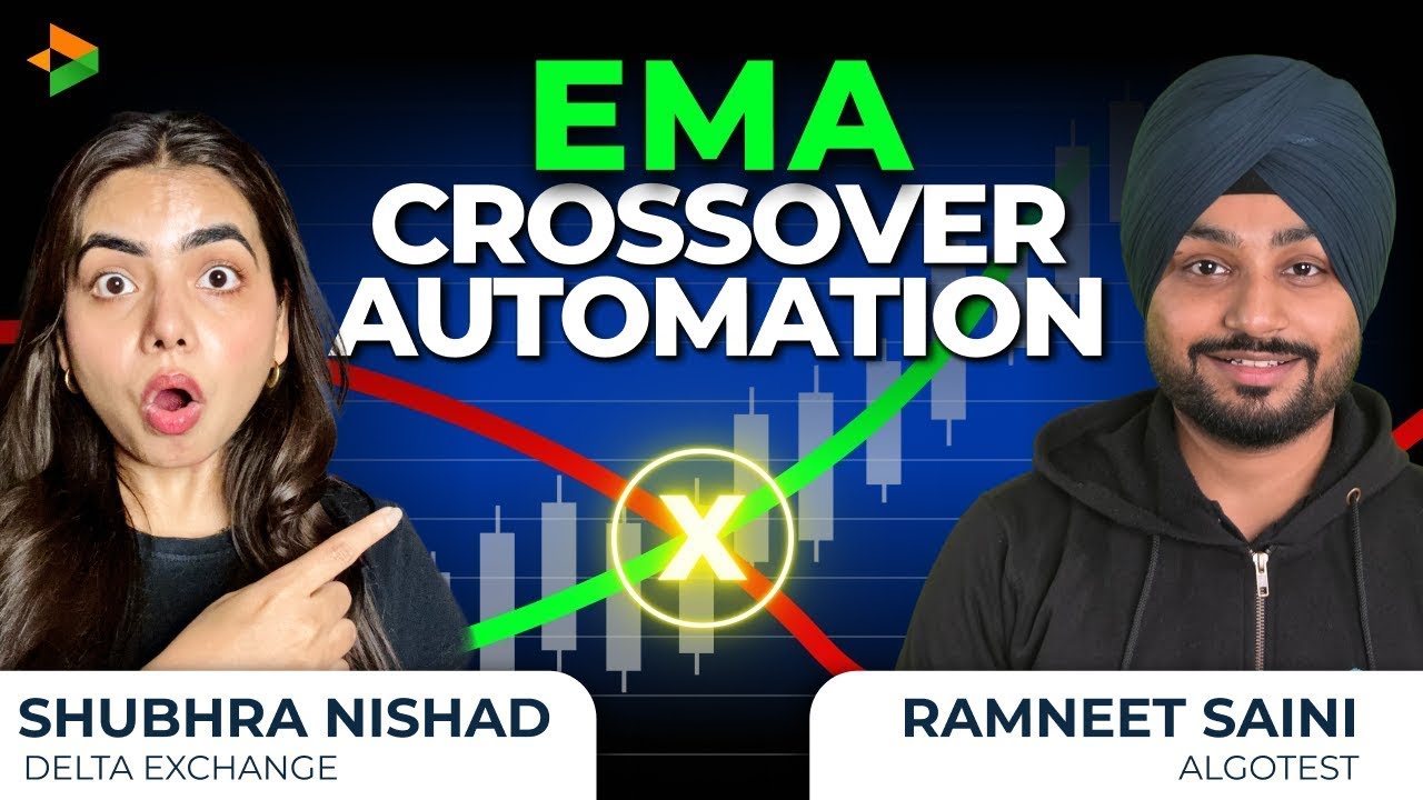 Автоматизируйте свою стратегию пересечения EMA | Алгоритмическая торговля с AlgoTest | Delta Exch...