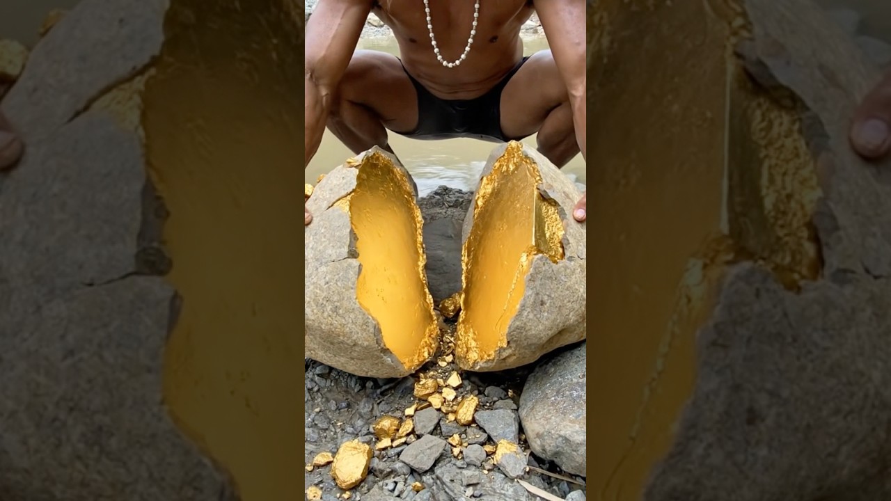 These Gold Nuggets Are So Luxurious #golddiscovery #findgold #GoldNuggets