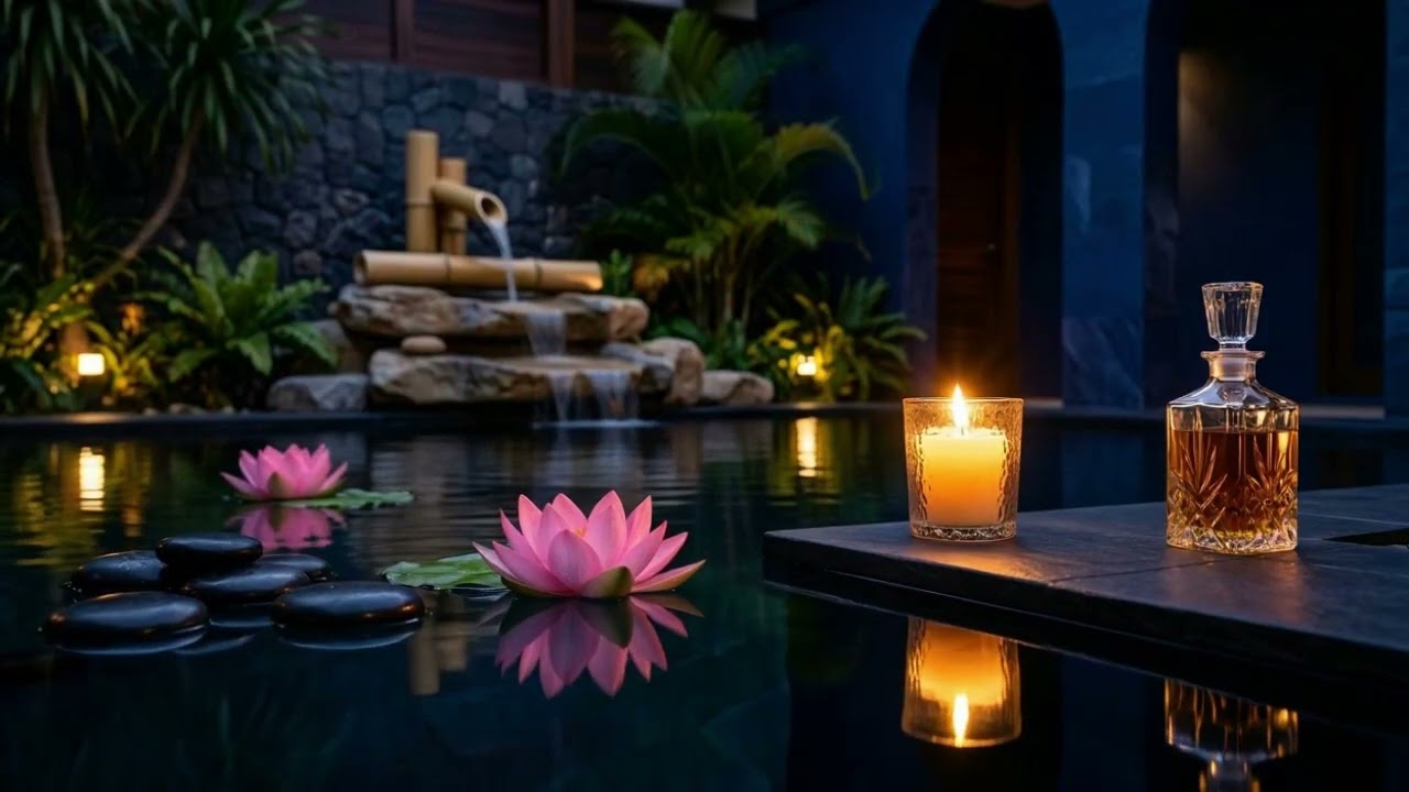 Midnight Spa Ambience | Calm Nights & Better Sleep