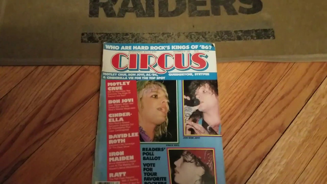 Hair Metal 1986 Nov Issue Circus Magazine Review