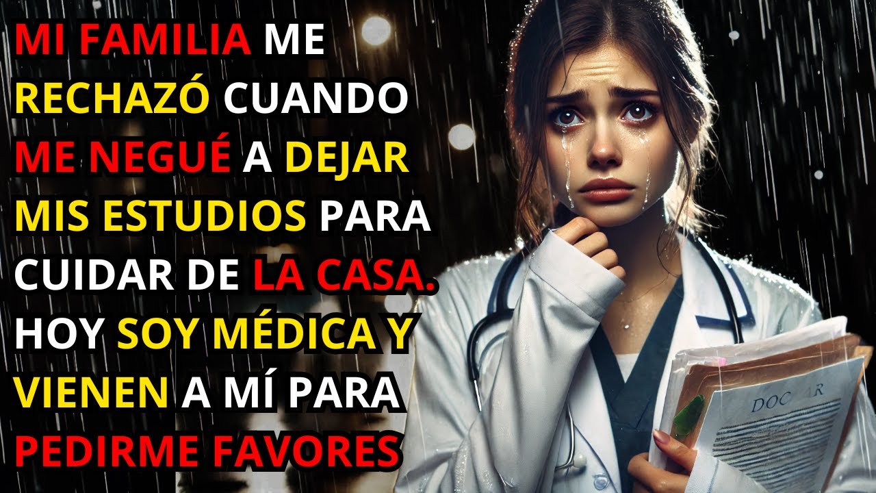 MI FAMILIA ME RECHAZÓ CUANDO ME NEGUÉ A DEJAR MIS ESTUDIOS PARA CUIDAR DE LA CASA. HOY SOY MÉDICA Y