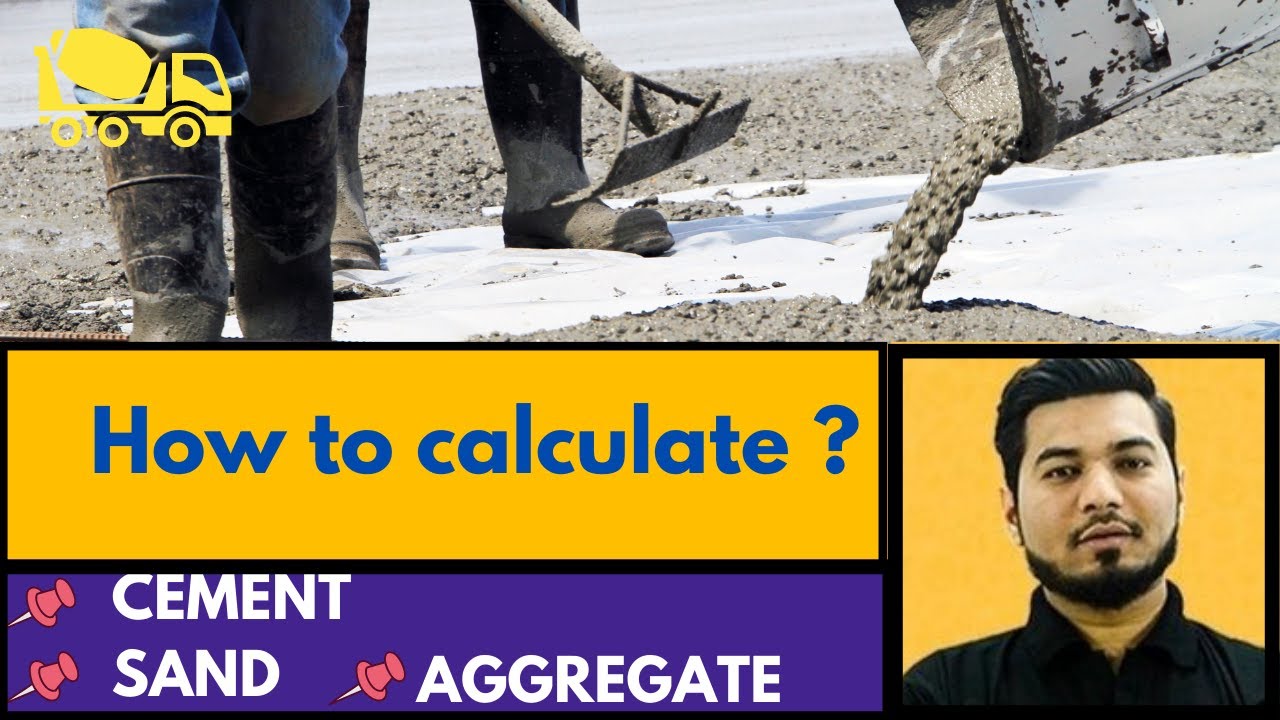 Calculation of Cement Sand Aggregate  in Concrete || YAHYA SIR || CIVIL SITE