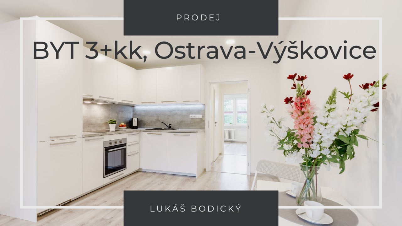 Prodej bytu 3+kk Ostrava - Výškovice, videoprohlídka, Lukáš Bodický, moderní realitní makléř Ostrava