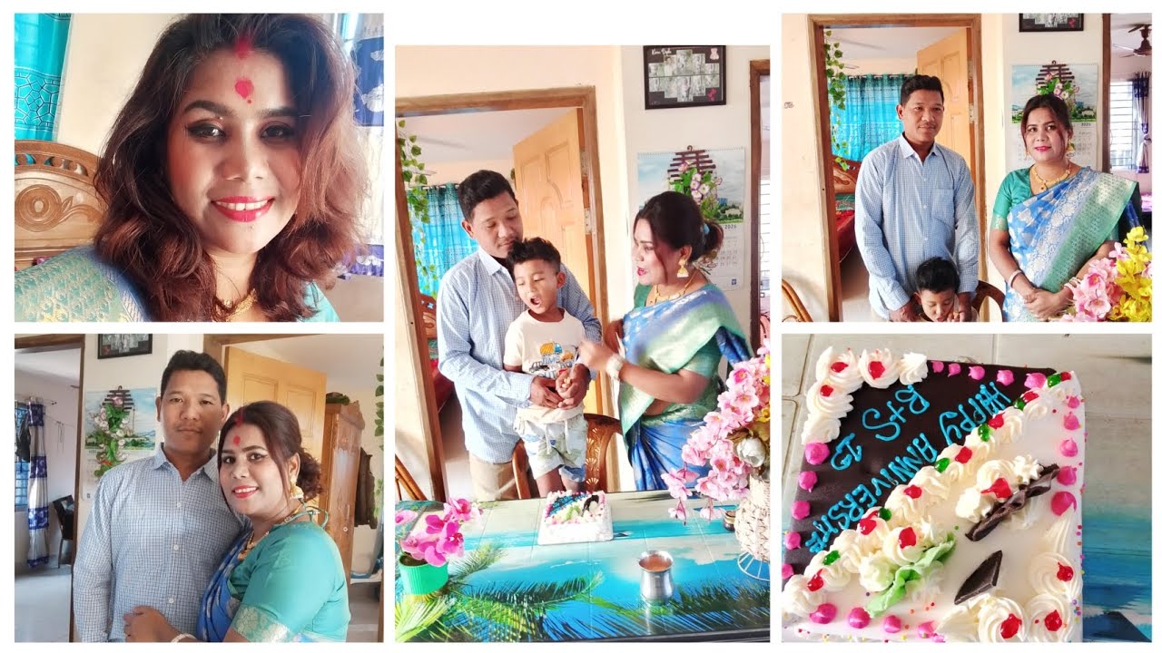 সুখে দুঃখে মান অভিমানে এক সাথে পথ চলা 20 বছর পা দিলাম 🎉 happy anniversary 🎈