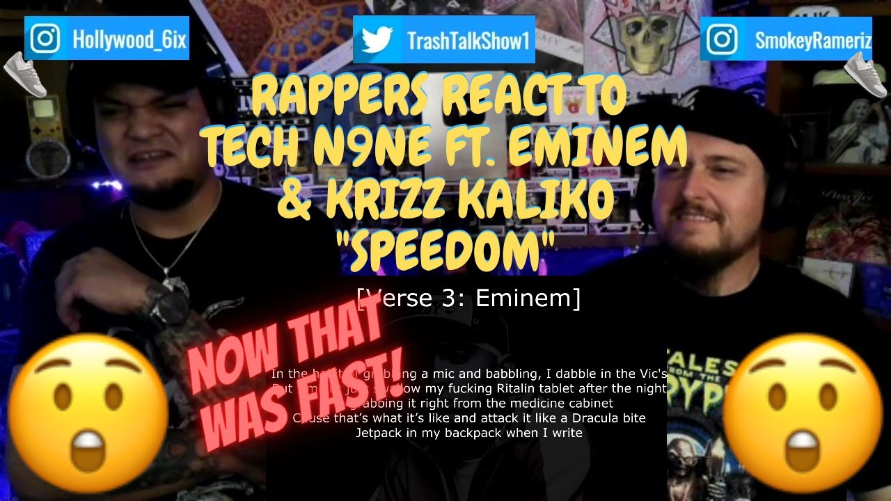 Rappers React To Tech N9ne Ft. Eminem & Krizz Kaliko 