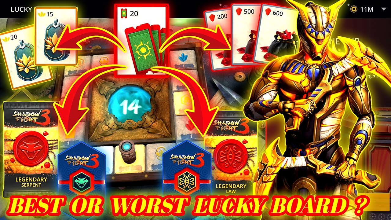 Shadow Fight 3: 24 Spins 😱 let's Max my Lucky Board😈||@Niladri-SF3_FAMILY 