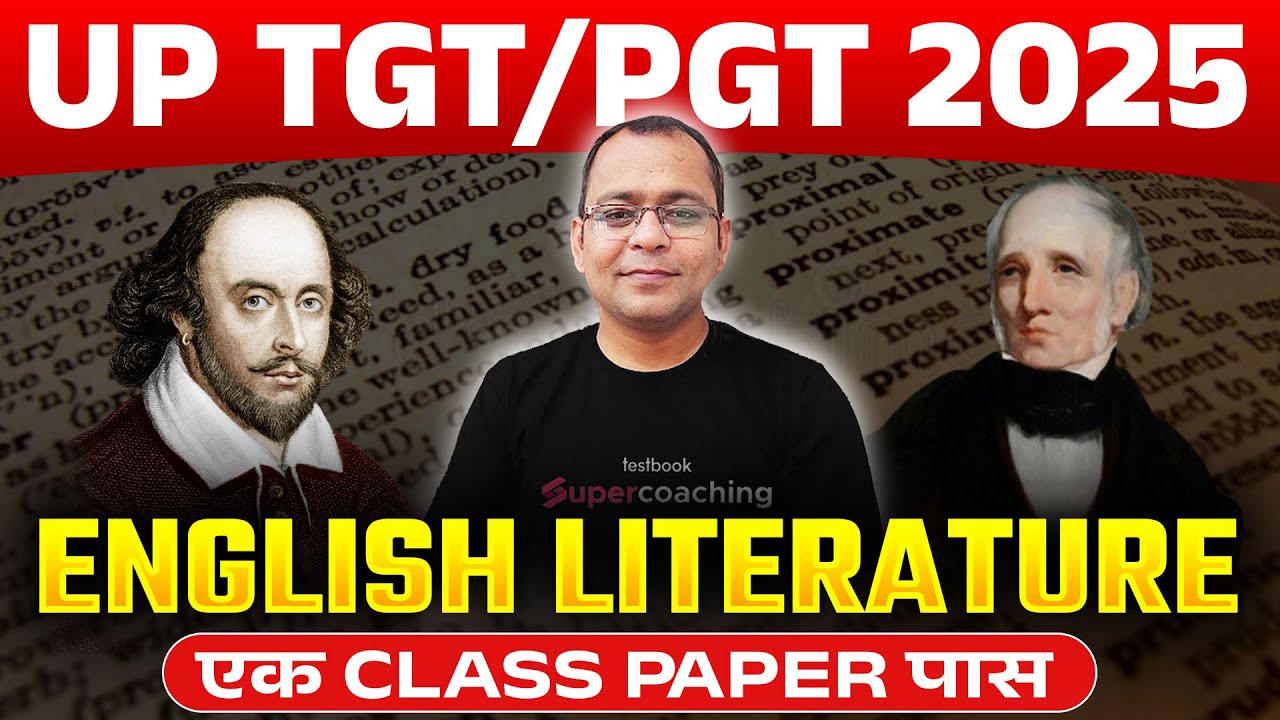 UP TGT PGT English Literature Preparation 2025 | Complete UP TGT PGT English Literature Marathon