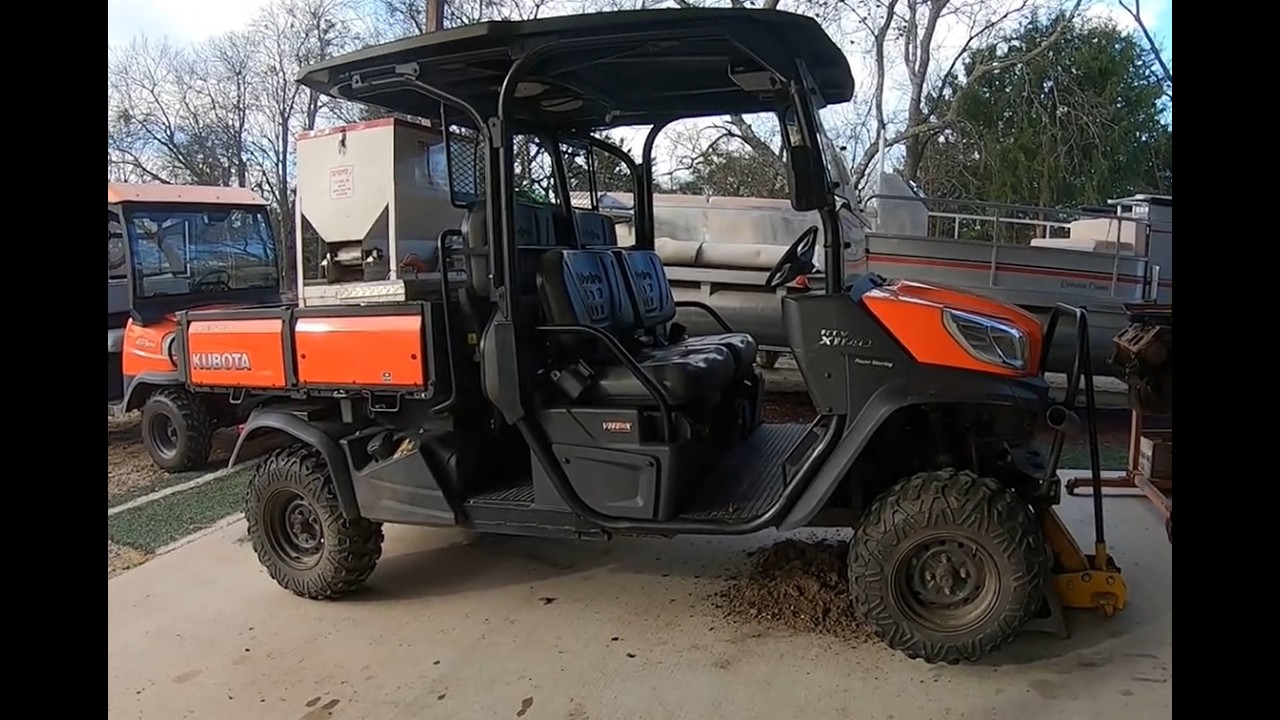 Kubota RTV X1140 Front end making noise-carrier bearing out
