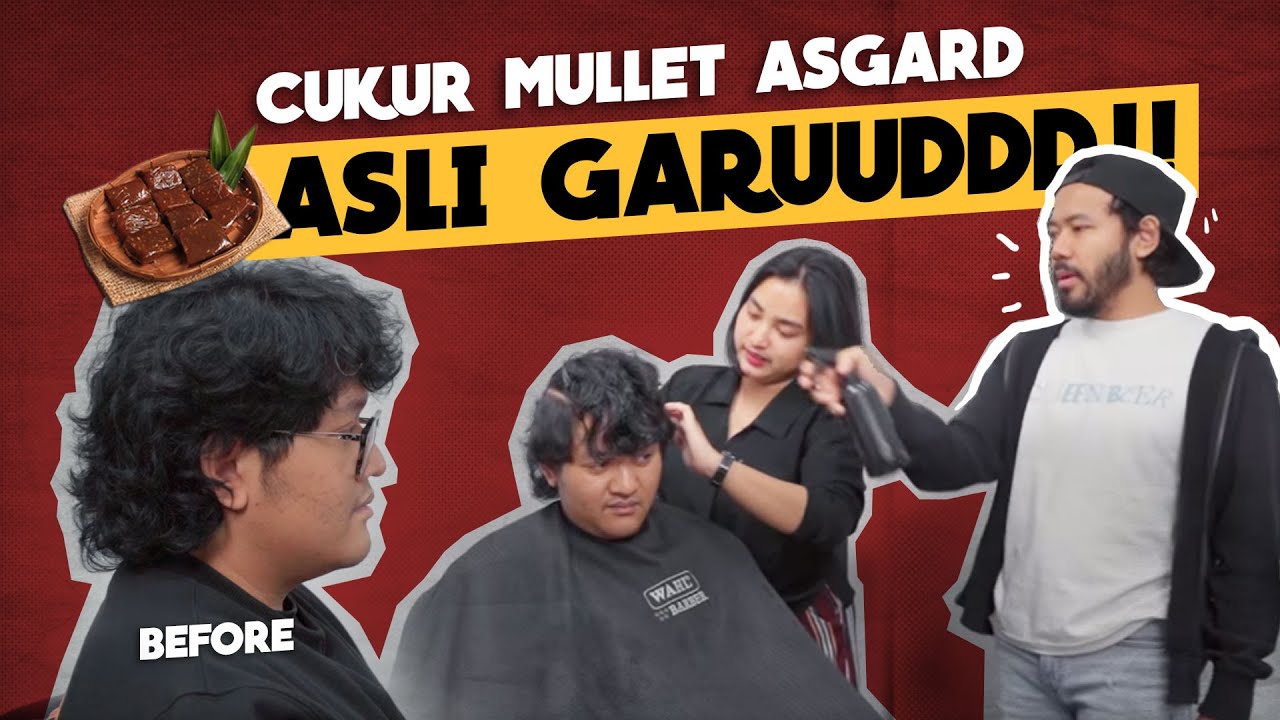 RAMBUT IKAL CUKUR MODEL MULLET SAMA TUKANG CUKUR CEWEK GIMANA JADINYA ⁉️
