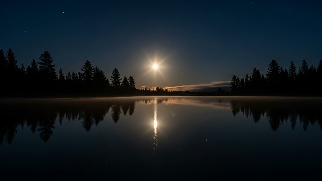 Tranquil Night Water 🌌 2 Hour Peaceful Flow