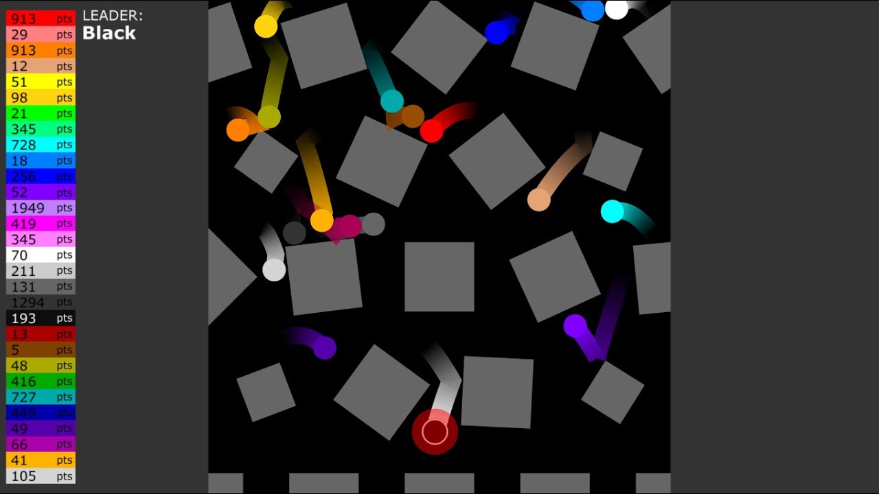 Stay First | Marble Race In Algodoo